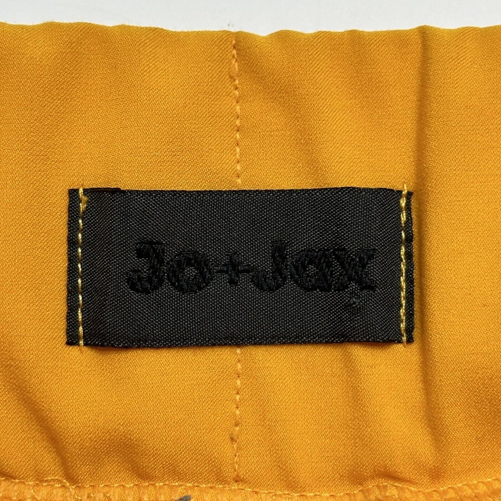 Jo + Jax Size XSA Adult Dance Tangerine Shorts yoga Jazz Yellow Scalloped Hem - Picture 8 of 12